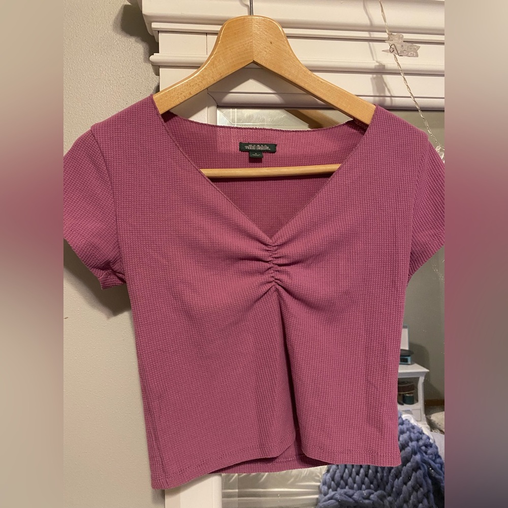 Pink crop top!